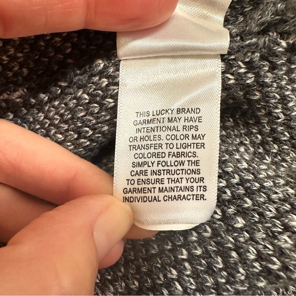 Lucky Brand 100% Aztec Legacy shawl collar 100% cotton cardigan, XL - Picture 11 of 13